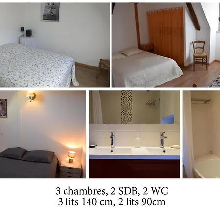 Feriehus De Charme La Forge 12 - 3 Ch - 2 Sdb - Jusqu A 6-8 Pers -linge De Maison Et Menage En Options