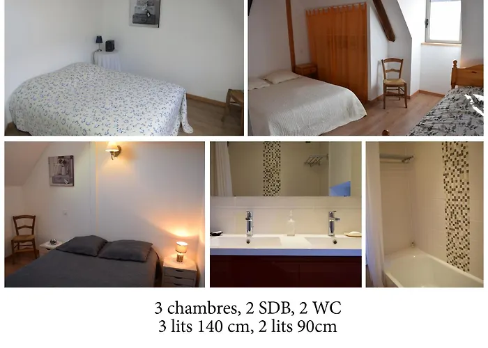 Feriehus De Charme La Forge 12 - 3 Ch - 2 Sdb - Jusqu A 6-8 Pers -linge De Maison Et Menage En Options